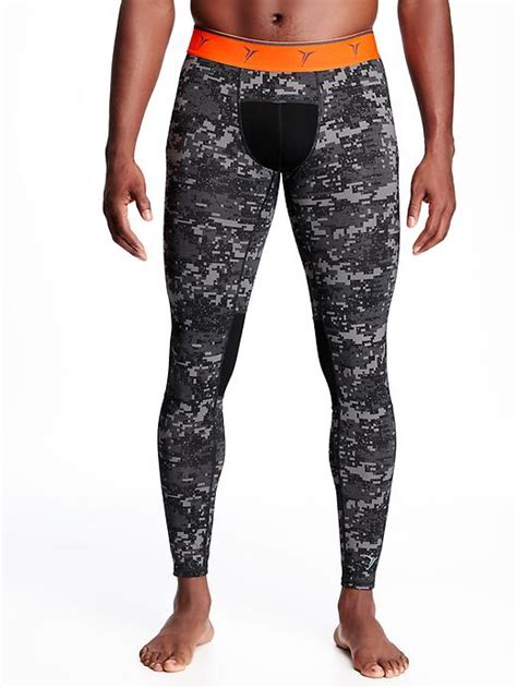 Go Dry Base Layer Tights For Men Old Navy