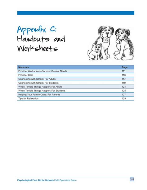 PDF Appendix C Handouts And Worksheets DOKUMEN TIPS