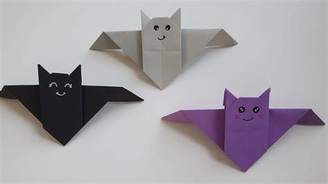 Chauve Souris En Origami Votre Propre Batman En Papier Youtube