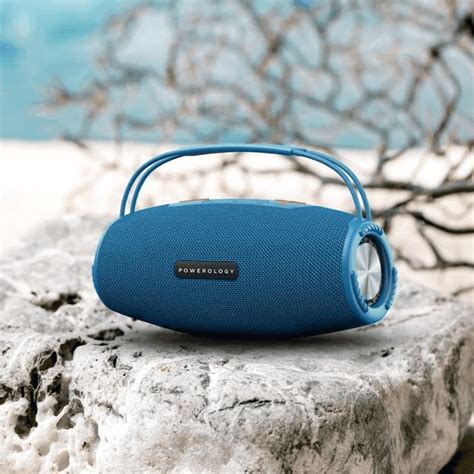 Powerology Phantom Portable Bluetooth Speaker Superior Sound Anywhere