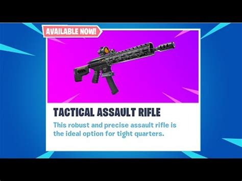 New Tactical Assault Rifle Update New Tactical Assault Rifle Gameplay