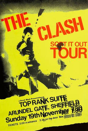 The Clash Concert Poster 1978 0037 On Oct 28 2021 Bonhams In Ca