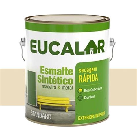 Tinta Esmalte Sint Tico Eucalar Areia Ml Eucatex Esmalte