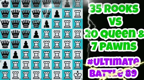 Ultimate Battle Rooks Vs Pawns Queen Fairy Youtube