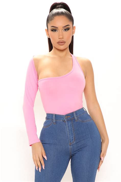 Arms Around Me Bodysuit Pink Fashion Nova Bodysuits Fashion Nova