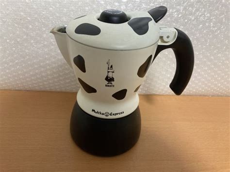 Bialetti ビアレッティ 直火式 ムッカ エキスプレス カプチーノ カフェラテ メーカー 牛柄コーヒーメーカー一般｜売買された