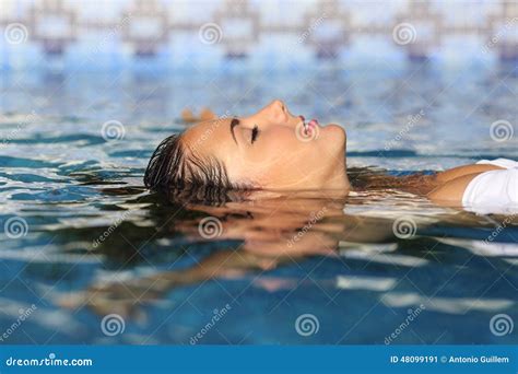 Floating Person In Water