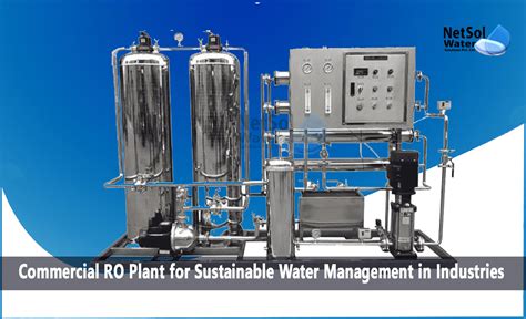 Commercial Ro Plant For Sustainable Water Management In Industries