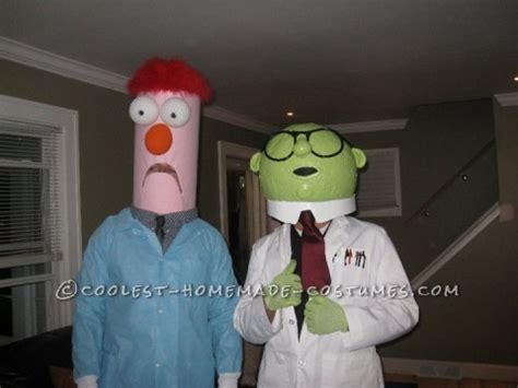 Great Muppets Honeydew Bunsen and Beaker Couple Costume