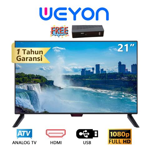 Jual Weyon Tv Led Inch Smart Tv With Stb Fhd Dvb T Televisi Murah