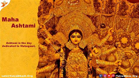 Maha Ashtami 2024 Date Significance Puja Rituals YatraDham