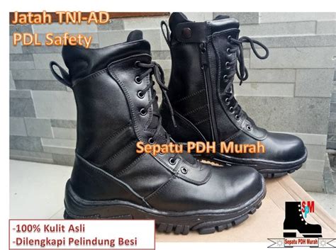 Jual Sepatu PDL Model Jatah Pembagian TNI AD Seri 034 Safety Boot