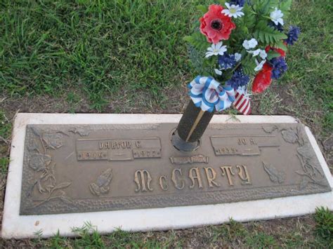 Dalton Cornelius McCarty 1916 1977 Memorial Find A Grave