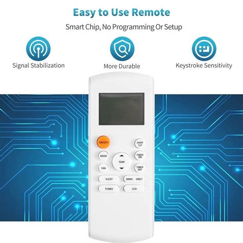 Replacement Remote Control For Air Conditioner RG57B1 BGE RG57B BGE2457