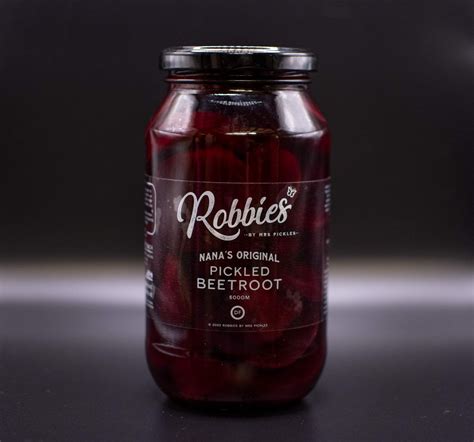 Pickled Beetroot 500gm Robbies By Mrs Pickles