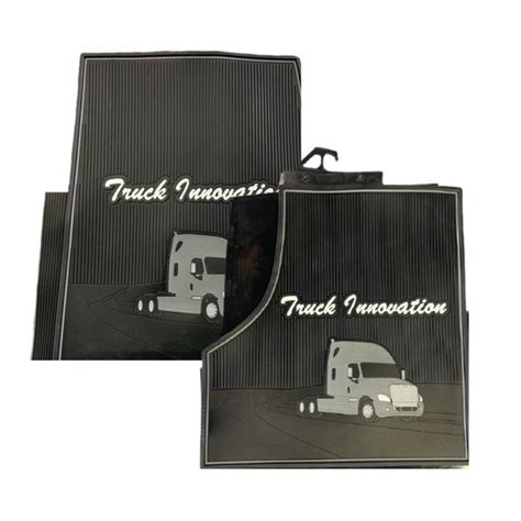 Freightliner Cascadia Trucks Floor Mats Set With Grey Trucks Shark Chrome Shop