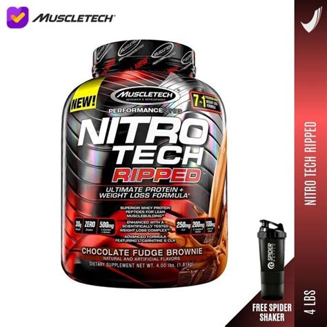 Jual Muscletech Nitrotech Ripped 4 Lbs 4Lbs 4 Lb 4Lb Nitro Tech Whey