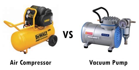 Air Compressor And Vacuum Pump Learn About Their Differences