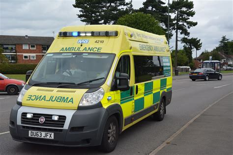 West Midlands Ambulance Service Ambulance 4210 999 Repo Flickr