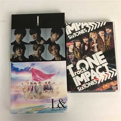 【やや傷や汚れあり】 【1円スタート】 Sixtones Kingandprince Cddvd 計3点 1sttrackone Impact