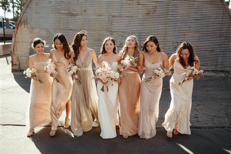 Champagne Bridesmaid Dresses Wedding And Party Ideas 100 Layer Cake