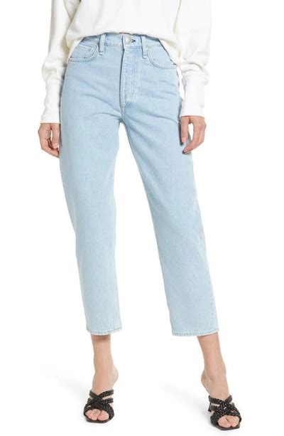 Rag And Bone Alissa High Rise Rigid Barrel Crop Jean In Nice Modesens