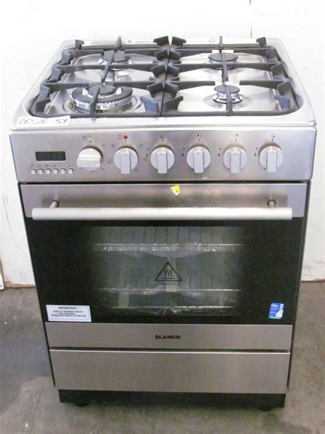 Freestanding Blanco Dual Fuel Ovenstove Bfs60wxffss Auction 0006