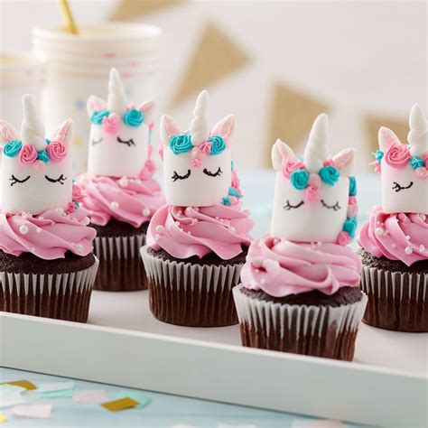 Magical Marshmallow Unicorn Cupcakes Recipe Unicorn Cake Unicorn Cupcakes Savoury Cake