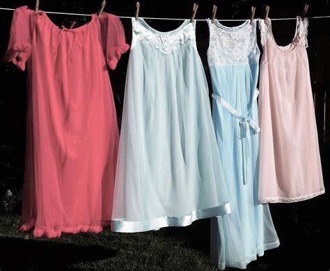 Vintage Nightgown Vintage Lingerie Baby Blue Nightie Jc Etsy