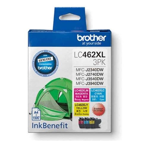 Brother Ink Cartridge Lc462xl 3pk Colour