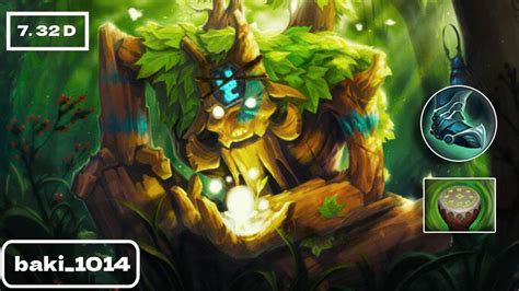 Baki Treant Protector Hard Support Gameplay Patch D Dota