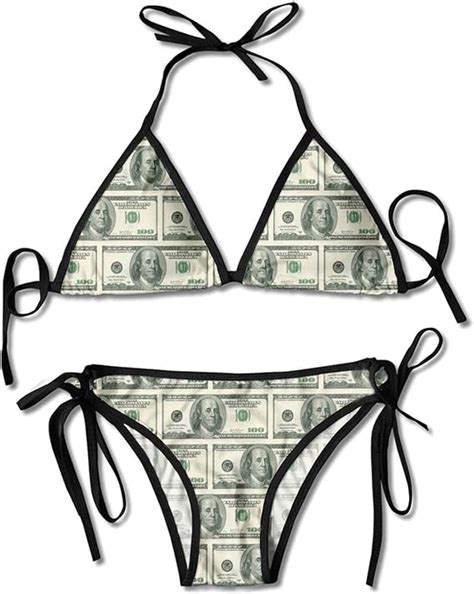 Quemin Sexy Bikini Zweiteilige Badeanz Ge Dollar Schein