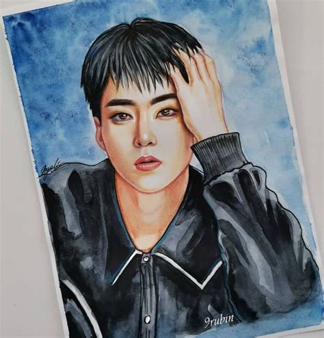 Xiuminfanart Minseokfanart Exofanart Xiuminsketch Exo Xiumin