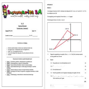 Graad Tegniese Wiskunde Junie Vraestel