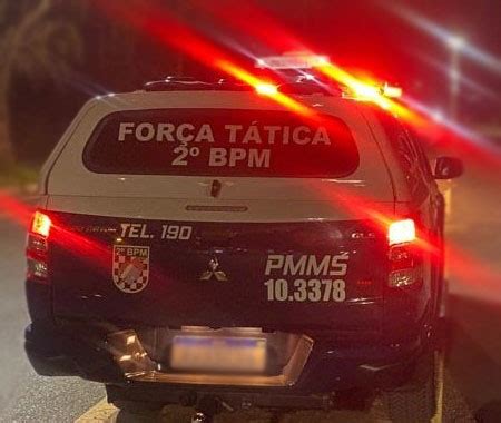 Força Tática do 2º BPM prende indivíduo mandado de prisão em aberto