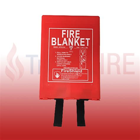 1 2m X 1 2m Hard Case Fire Blanket British Standard 101 1516