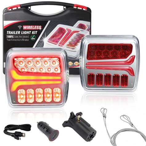 Snapklik Hifybaty 2024 UPGRADE Wireless Trailer Lights