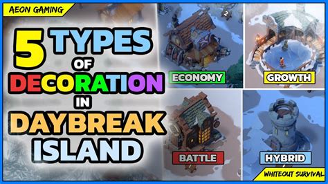 Types Of Decorations Pro Tips You Need To Know On Daybreak