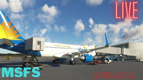 LIVE MSFS Allegiant Ops KPIE To KFLL FBW MOD Vatsim YouTube