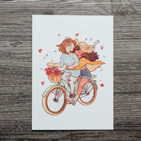 Cute Sapphic Art Etsy