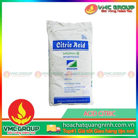 PhÂn PhỐi Axit Citric Mono Hydrous HÓa ChẤt ViỆt MỸ QuẢng Ninh™ GiÁ RẺ Vmcgroup