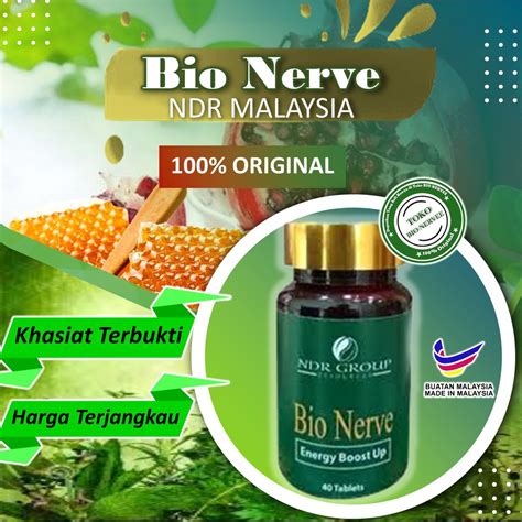 Jual Bio Nerve Malaysia Original 100 Herbal Asam Lambung Nyeri Sendi