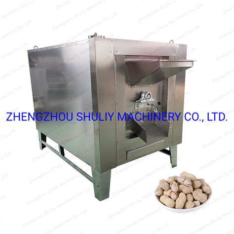 Commercial Drum Rotary Peanut Roasting Machine Almond Roaster Nut