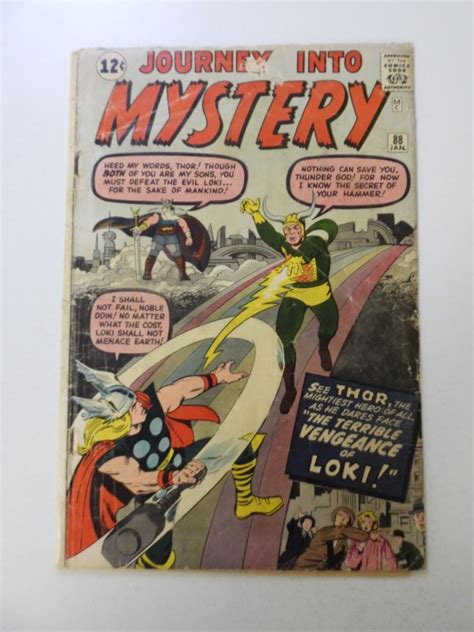 Journey Into Mystery Gd Condition Comic Books Silver