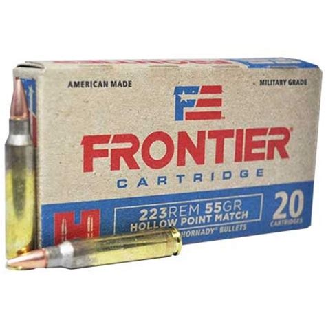 Hornady Frontier .223 55gr HPM 20-Rounds