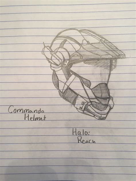 Halo Reach Commando Helmet : r/halo