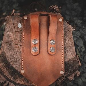 Bushcraft Backpack Leather Axe Molle Holster Etsy