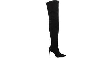 Stuart Weitzman Ultrastuart 100 Stretch Over The Knee Boots In Black Lyst