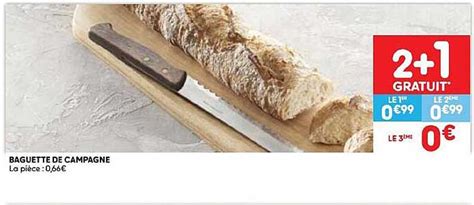 Promo Baguette De Campagne Chez Leader Price ICatalogue Fr