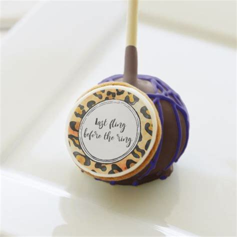 Last Fling Before The Ring Wild Bachelorette Party Cake Pops Zazzle